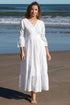 Maxikleid Weiß 5086 F FRESH COTTON